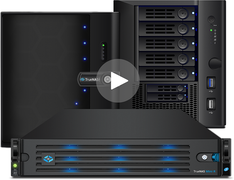 TrueNAS_Mini_Family_Lineup_Play_Button_Overlay_2024 TrueNAS Mini Family